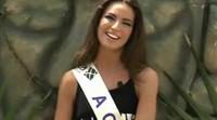Saludo de la Miss España 2009 Estibaliz Pereira (Miss A Coruña)
