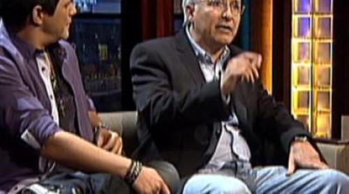 Javier Sardá y Andreu Buenafuente, juntos con Alejandro Sanz