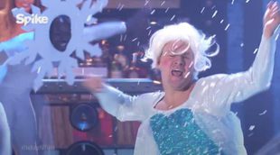 Channing Tatum se viste de Elsa y lo da todo cantando "Let it go" de "Frozen"