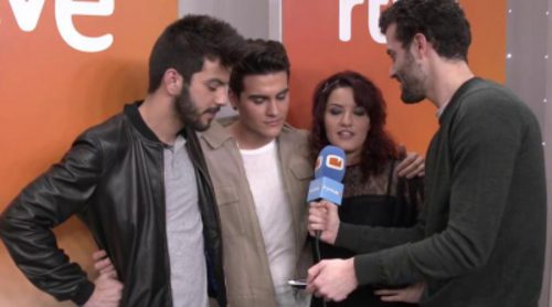 Los candidatos a Eurovisión se mojan y opinan sobre Las Ketchup, Son de Sol, Soraya y Edurne