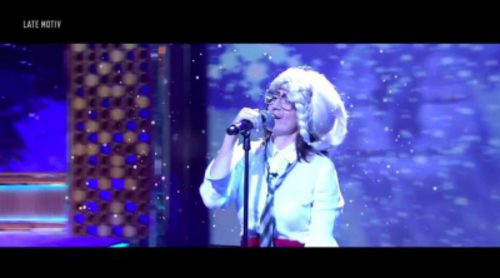 Silvia Abril vuelve a ser la niña de Shrek en 'Late Motiv' y versiona "Let it go" de "Frozen"