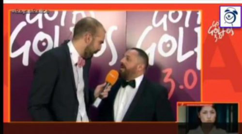 Pepón Nieto se enfada tras un comentario de un reportero de TVE en los Goya 2016