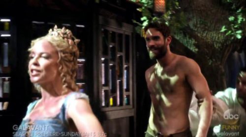 El cameo de Kylie Minogue en 'Galavant' en el que se enamoró de su protagonista