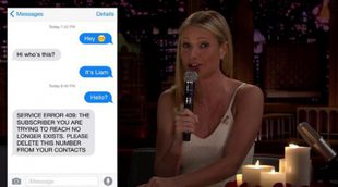 Gwyneth Paltrow acude al programa de Jimmy Fallon y termina "cantando" vergonzosos mensajes de amor