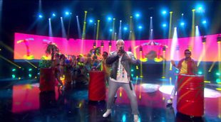 Freddy Kalas interpreta "Feel da rush" en el Melodi Grand Prix de Noruega