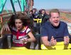 Selena Gomez traslada el 'Carpool karaoke' de James Corden a una montaña rusa