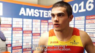 La sorpresa de Bruno Hortelano al descubrir que ha ganado el oro