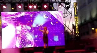 Encarna Navarro durante su actuación en el MADO 2016