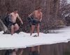Nick Jonas se mete semidesnudo en un lago de agua helada junto a Bear Grylls