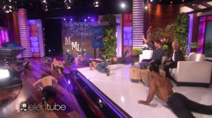 Channing Tatum presenta su espectáculo "Magic Mike Live" y Ellen Degeneres llena el plató de hombres desnudos