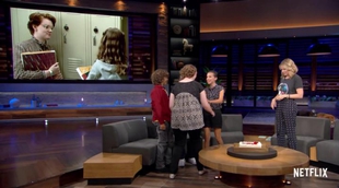 Barb sorprende a los niños de 'Stranger Things' durante una entrevista