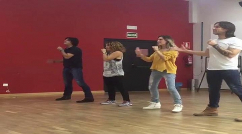 Fórmula Abierta ensaya su famosa canción "Te quiero más" antes del concierto de 'OT. El Reencuentro'