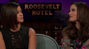 Gina Rodriguez ('Jane the Virgin') enseña a bailar salsa a James Corden e Idina Menzel