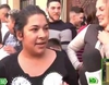 'Andalucía directo': Una mujer se entera de que no le ha tocado el gordo mientras mostraba su cupón al cámara
