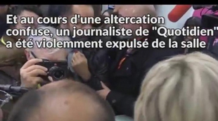 Los guardaespaldas de Marine Le Pen agreden a un equipo de televisión por una pregunta incómoda