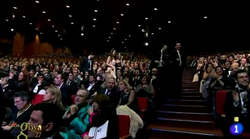 Adriana Ugarte se equivoca de ganador en los premios Goya 2013