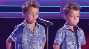 'La Voz Kids': Los gemelos Antonio y Paco emocionan a los coaches en la tercera edición del talent show