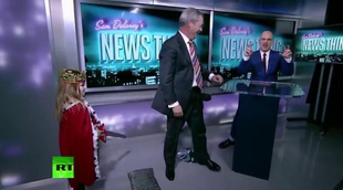 Una niña deja en evidencia, en directo, a Nigel Farage: "Mi mamá dice que odias a los extranjeros"