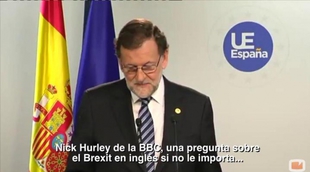La insólita respuesta de Mariano Rajoy cuando la BBC le hace una pregunta en inglés