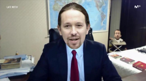 'Late motiv' parodia con Pablo Iglesias la accidentada entrevista de la BBC
