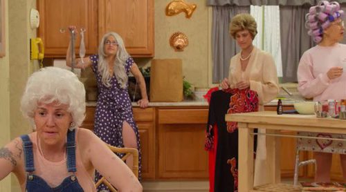 Lena Dunham ('Girls') se desnuda en la parodia de 'Las chicas de oro' para el programa de Jimmy Kimmel Live