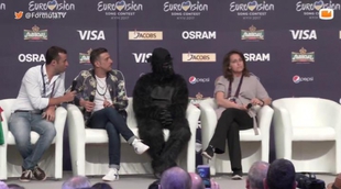 Eurovisión 2017: Rueda de prensa completa de Francesco Gabbani (Italia) en Eurovisión 2017