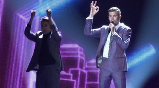 Eurovisión 2017: Primer ensayo con vestuario de Robin Bengtsson (Suecia) para la semifinal