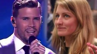 Eurovisión 2017: Reacciones de la zona de prensa a la actuación de Robin Bengtsson (Suecia) en la 1ª semifinal