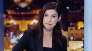 Una presentadora israelí llora al anunciar en directo el cierre de su cadena