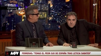 'Late motiv': Raúl Pérez parodia a Antonio García Ferreras ('Al rojo vivo') con su 'Al ojo vivo'