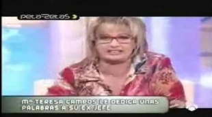 María Teresa Campos llama "gilipollas" a Paolo Vasile en 'Cada día' (Antena 3)