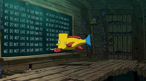 'Los Simpson' se convierten en peces en una nueva y sorprendente cabecera de la temporada 29