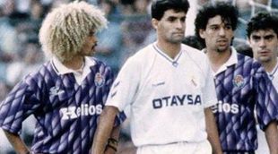 Valderrama agradece a Michel que "le tocara los huevos" en un partido de fútbol del 91