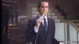 Bertín Osborne canta "Eterna malattia" en el Festival de Sanremo de 1983