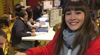 Alfred, Aitana y Nerea vuelven a la Academia de 'OT 2017' tras votar en las elecciones de Cataluña