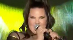 Netta Barzilai (Israel) canta "Toy" en la preparty de Tel Aviv por primera vez en directo