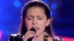 'La Voz Kids': Flori, concursante del equipo de Antonio Orozco, sorprende a los coaches cantando "Stone cold"