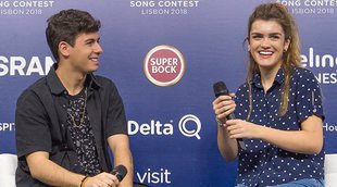 Eurovisión 2018: Primera rueda de prensa de España con Amaia y Alfred