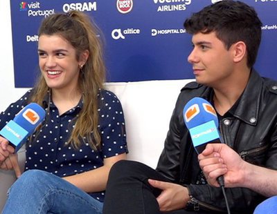 Primera entrevista de Amaia y Alfred tras su ensayo en Eurovisión 2018: "Hay que pulir pequeños detalles"