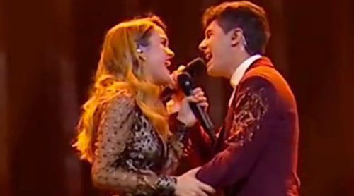 Eurovisión 2018: Amaia y Alfred cantando "Tu canción" en el ensayo general de la Gran Final