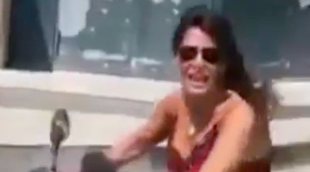 Aída Nízar sufre un accidente de moto en Italia tras gritar su mítica frase "¡Adoro mi vida!"