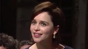 'Juego de Tronos': Kit Harington responde a las divertidas preguntas de Emilia Clarke y Rose Leslie en 'SNL'