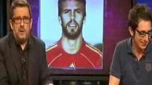 Buenafuente y Berto comentan las heridas de Piqué en el Mundial