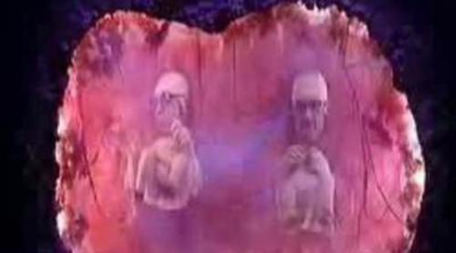 Andreu y Berto, como fetos en 'Buenafuente'