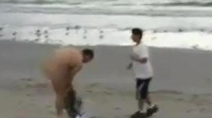 El minero chileno Mario Sepúlveda, desnudo en la cadena ABC