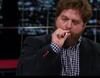 Zach Galifianakis se fuma un porro en directo en 'Real Time with Bill Maher' de HBO