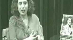 Berto imita a Eva "Braun", esposa de Hitler, en 'Buenafuente'