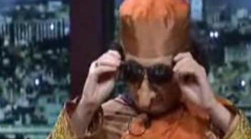 Berto Romero se disfrazó de Gaddafi en 'Buenafuente'