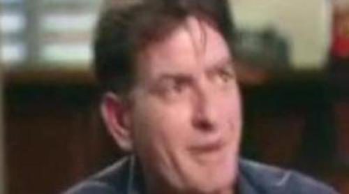 Ana Morgade entrevista a Charlie Sheen en 'Buenafuente'