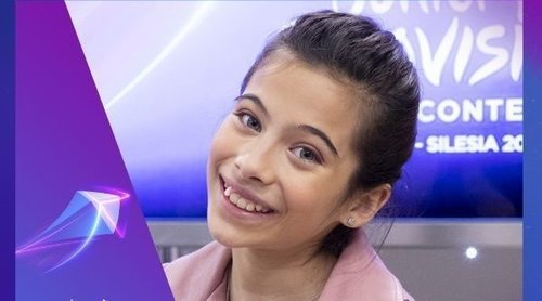 Melani García: "Me ha encantado que los españoles se hayan volcado tanto en votarme en Eurovisión Junior"